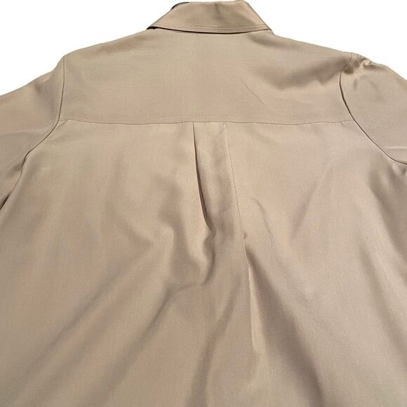 NWOT Tall Girl Button Down in cream - Picture 7 of 8